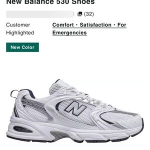 New Balance Women’s White and Gray Shoes